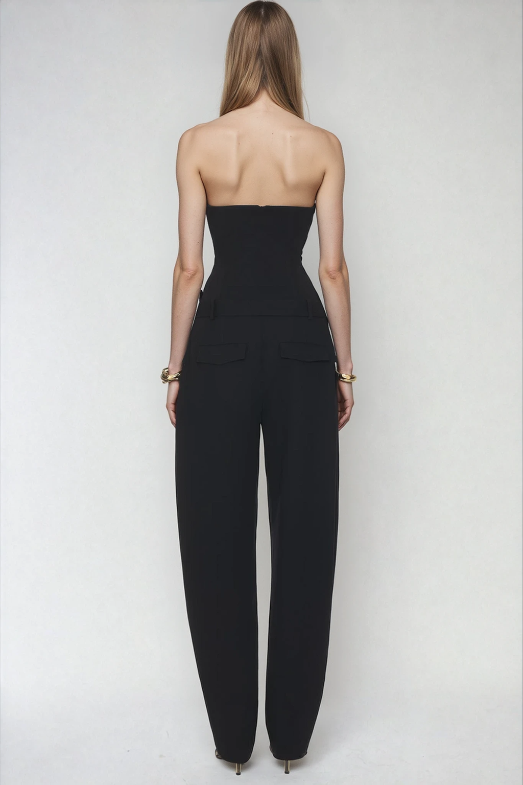 Fatuma Strapless Corset Jumpsuit